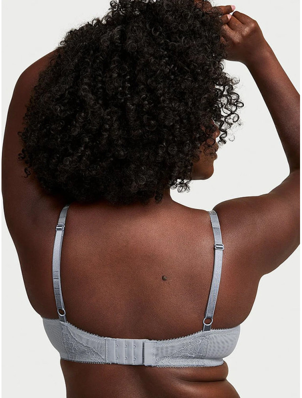 Комплект Білизни Victoria's Secret Very Sexy Sheer Shine Rose Unlined Low-Cut Demi Bra & Very Sexy Sheer Shine Rose String Bikini Panty_5