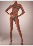 Комплект Білизни Victoria's Secret Very Sexy Sheer Shine Rose Unlined Low-Cut Demi Bra & Very Sexy Sheer Shine Rose String Bikini Panty_1