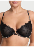 Комплект Білизни Victoria's Secret Very Sexy Rose Lace & Satin Unlined Plunge Demi Bra & Very Sexy Rose Lace-Trim Strappy Cut-Out V-String Panty_2