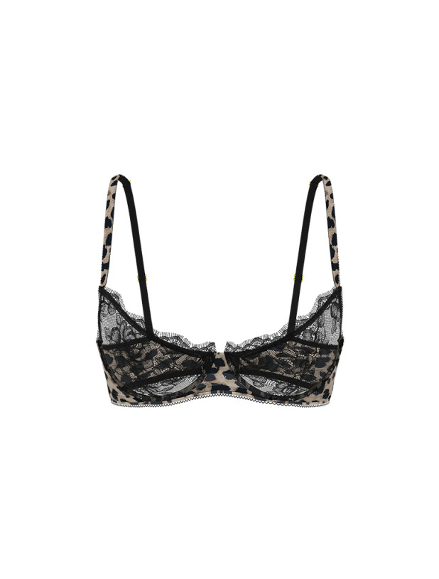 Комплект Білизни Victoria's Secret Very Sexy Rose Lace & Satin Unlined Plunge Demi Bra & Very Sexy Rose Lace-Trim Strappy Cut-Out V-String Panty_6
