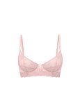 Комплект Белья с Кружевом Victoria's Secret Sexy Tee Sheer Heritage Unlined Demi Bra Top & Lacie Sheer Heritage String Thong Panty_3