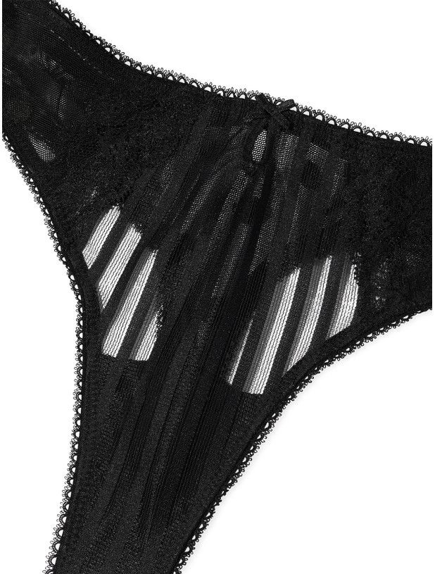 Комплект Білизни з Мереживом Victoria's Secret Sexy Tee Sheer Heritage Unlined Demi Bra Top & Lacie Sheer Heritage Thong Panty_6