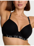 Комплект Білизни Пуш-ап Victoria's Secret The T-shirt Perfect Shape Cotton Logo Push-Up Bra & Logo Cotton Brief Panty_2
