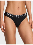 Комплект Білизни Пуш-ап Victoria's Secret The T-shirt Perfect Shape Cotton Logo Push-Up Bra & Logo Cotton Thong Panty_3