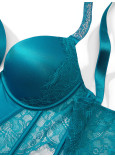 Комплект Білизни зі Стразами Victoria's Secret Very Sexy Shine Strap Lace Push-Up Corset Top & Lace-trim Cheeky Panty_10