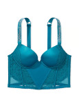 Комплект Білизни зі Стразами Victoria's Secret Very Sexy Shine Strap Lace Push-Up Corset Top & Lace-trim Cheeky Panty_7