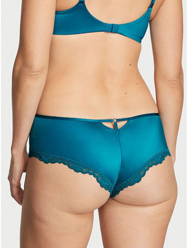 Комплект Білизни зі Стразами Victoria's Secret Very Sexy Shine Strap Lace Push-Up Corset Top & Lace-trim Cheeky Panty_6