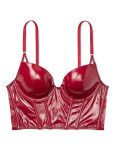 Комплект Білизни Victoria's Secret Very Sexy Midnight Affair Faux Patent Leather Push-Up Corset Top & Midnight Affair Thong Panty_6