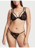 Комплект Білизни Victoria's Secret Very Sexy Fishnet Lace Unlined Low-Cut Demi Bra & Lace Adjustable V-String Panty_9