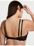 Комплект Білизни Victoria's Secret Very Sexy Fishnet Lace Unlined Low-Cut Demi Bra & Lace Adjustable V-String Panty_8