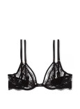 Комплект Білизни Victoria's Secret Very Sexy Fishnet Lace Unlined Low-Cut Demi Bra & Lace Adjustable V-String Panty_4