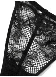 Комплект Білизни Victoria's Secret Very Sexy Fishnet Lace Unlined Low-Cut Demi Bra & Lace Adjustable V-String Panty_6