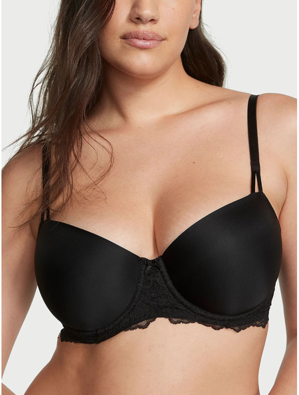 Комплект Білизни Victoria's Secret Dream Angels Wicked Unlined Smooth Balconette Bra & Lace Hipster Thong Panty_3