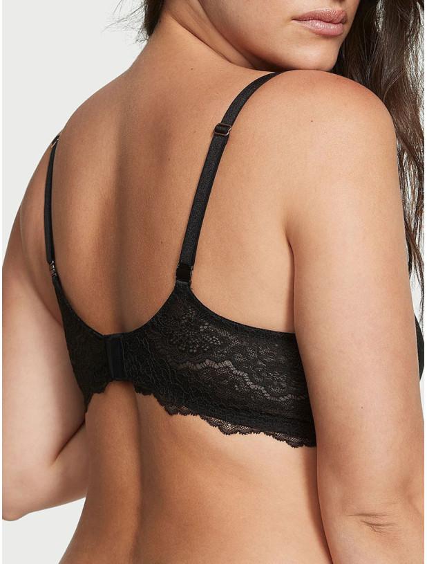 Комплект Білизни Victoria's Secret Dream Angels Wicked Unlined Smooth Balconette Bra & Lace Hipster Thong Panty_4