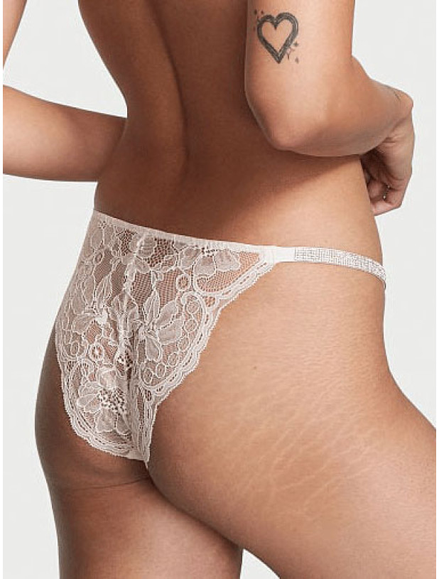 Комплект Білизни зі Стразами Victoria's Secret Very Sexy Bombshell Add-2-Cups Push-Up Corset Top & Cheekini Panty_8
