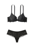 Комплект Белья Victoria's Secret Dream Angels Lightly-Lined Full Coverage Bra & Lace Hipster Thong Panty_1