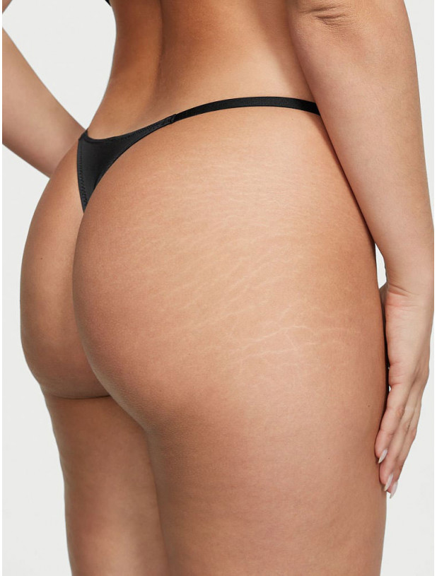 Комплект Білизни Victoria's Secret Very Sexy Icon Mesh Longline Plunge Bra & Smooth Cutout Back Thong Panty_8