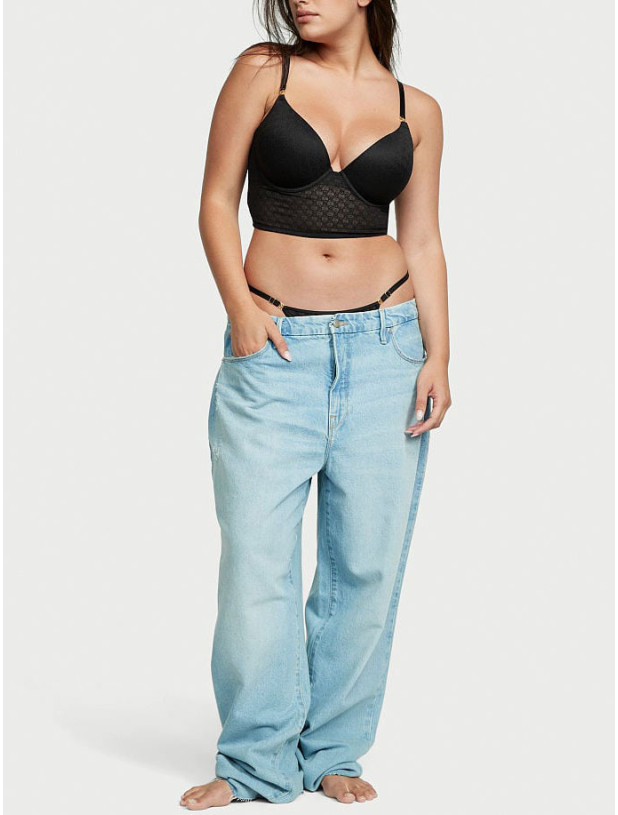 Комплект Білизни з Корсетом Victorias Secret Very Sexy Icon by Victoria's Secret Push-Up Corset Top & Lace Adjustable String Thong Panty_7