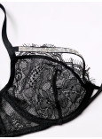 Комплект Білизни зі Стразами Victoria's Secret Very Sexy Shine Strappy Unlined Lace Low-Cut Demi Bra & Shine Strap Cutout Back Brazilian Panty_2
