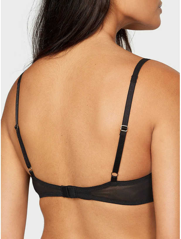 Комплект Білизни Victoria's Secret Very Sexy Smooth Logo Embroidery Lightly Lined Balconette Bra & Logo Embroidery Adjustable Thong Panty_6