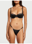 Комплект Білизни Victoria's Secret Very Sexy Smooth Logo Embroidery Lightly Lined Balconette Bra & Logo Embroidery Adjustable Thong Panty_1