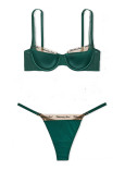 Комплект Білизни Victoria's Secret Very Sexy Smooth Logo Embroidery Lightly Lined Balconette Bra & Logo Embroidery Adjustable Thong Panty_2