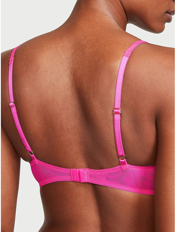 Комплект Білизни Victoria's Secret Very Sexy Smooth Logo Embroidery Lightly Lined Balconette Bra & Logo Embroidery Adjustable Thong Panty_3