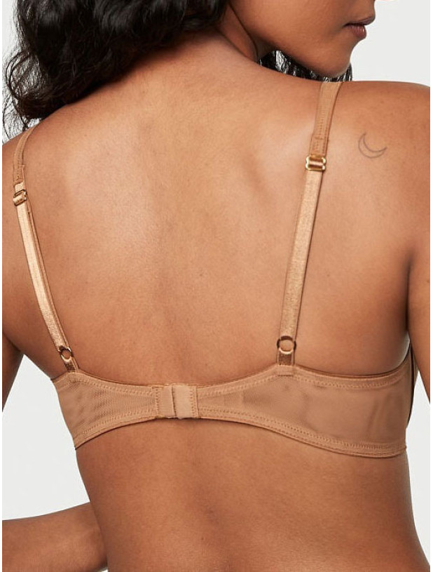 Комплект Білизни Victoria's Secret Very Sexy Smooth Logo Embroidery Lightly Lined Balconette Bra & Logo Embroidery Adjustable Thong Panty_4