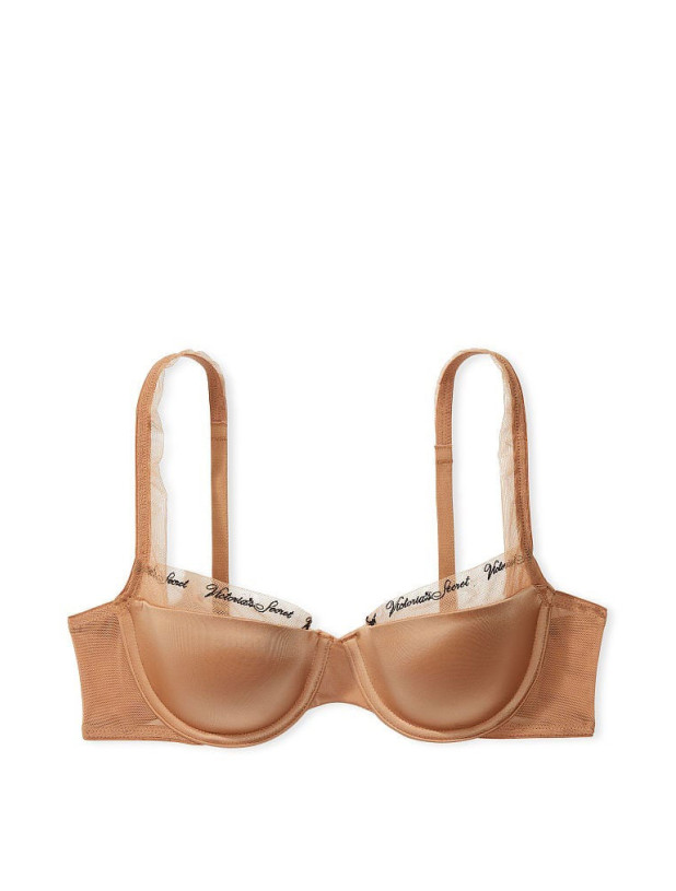 Комплект Білизни Victoria's Secret Very Sexy Smooth Logo Embroidery Lightly Lined Balconette Bra & Logo Embroidery Adjustable Thong Panty_3