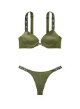 Комплект Білизни зі Стразами Victoria's Secret Very Sexy Bombshell Add-2-Cups Shine Strap Push-Up Bra& Shine Strap Thong Panty_2
