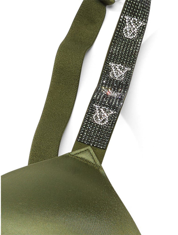 Комплект Білизни зі Стразами Victoria's Secret Very Sexy Bombshell Add-2-Cups Shine Strap Push-Up Bra& Shine Strap Thong Panty_9