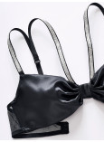 Комплект Білизни зі Стразами Victoria's Secret Very Sexy Shine Bow Satin Bralette & Shine Bow Satin Crotchless V-String Panty_8