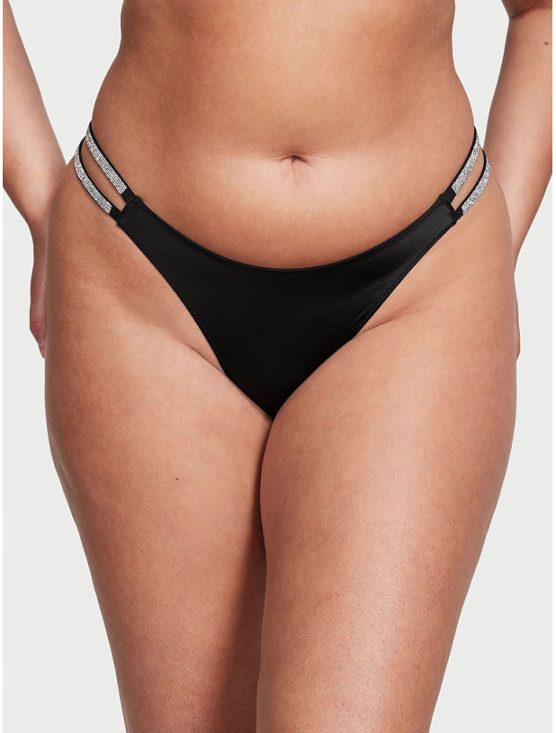 Трусики зі Стразами Victoria's Secret Very Sexy Shine Chain Strap Brazilian Panty_2
