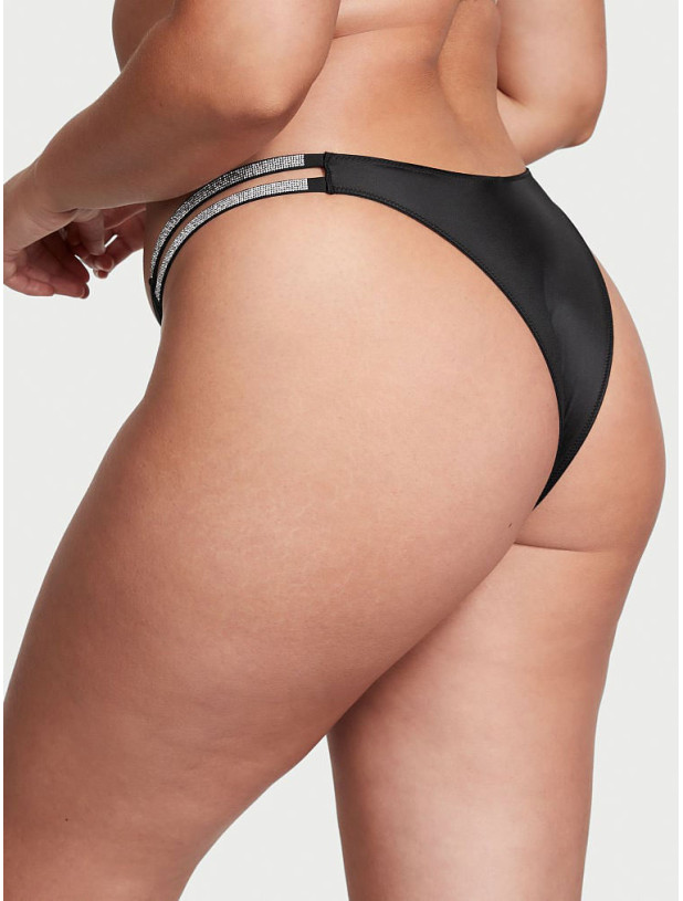 Трусики зі Стразами Victoria's Secret Very Sexy Shine Chain Strap Brazilian Panty_3