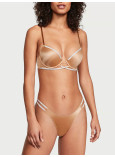 Комплект Білизни зі Стразами Victoria's Secret Very Sexy Shine Cradle Push-Up Bra & Shine Chain Strap Lace Brazilian Panty_1