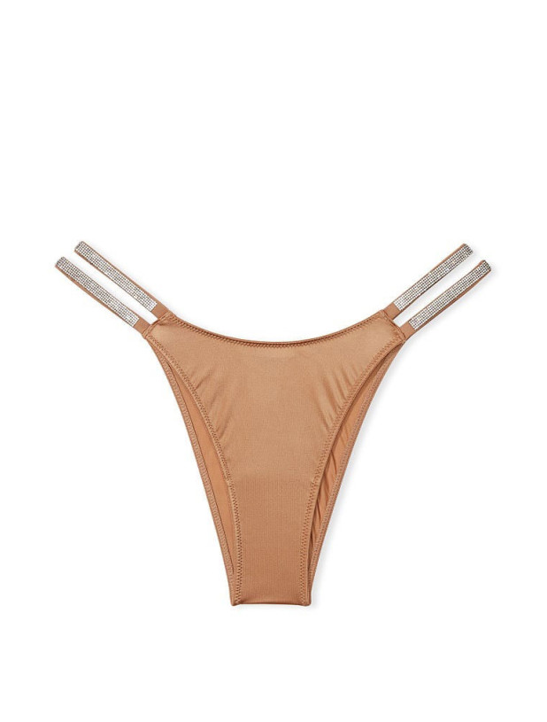 Комплект Білизни зі Стразами Victoria's Secret Very Sexy Shine Cradle Push-Up Bra & Shine Chain Strap Lace Brazilian Panty_7