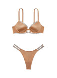 Комплект Білизни зі Стразами Victoria's Secret Very Sexy Shine Cradle Push-Up Bra & Double Shine Strap Smooth Thong Panty_3