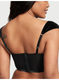 Комплект Білизни з Корсетом Victoria's Secret Dream Angels Velvet Corset Top & Velvet V-String Panty_8