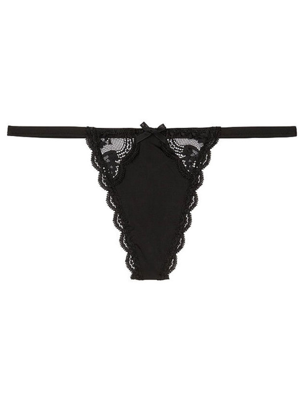 Трусики Стринги Victoria's Secret Very Sexy Mesh Lace V-String Knickers_3