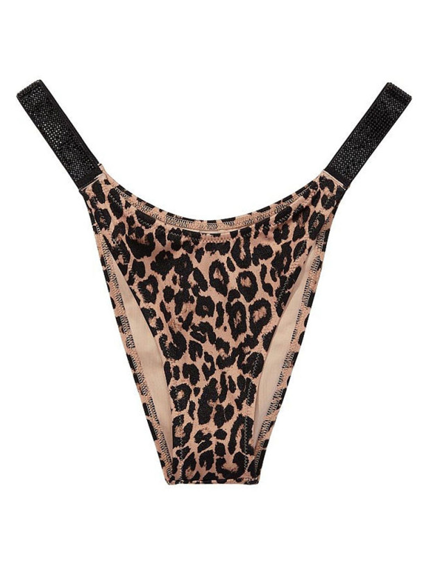 Купальник Пуш-ап со Стразами Victoria's Secret Shine Strap Bombshell Push-Up Bikini Top & Brazilian Bikini Bottom_5