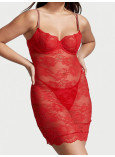 Пеньюар Міні-сліп зі Стразами Victoria's Secret Wicked Unlined Bling Strap Lace Cupped Mini Slip_1