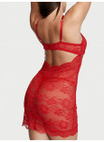 Пеньюар Міні-сліп зі Стразами Victoria's Secret Wicked Unlined Bling Strap Lace Cupped Mini Slip_2