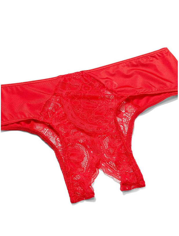 Трусики з Відкритим Доступом Victoria's Secret Very Sexy Lace Ouvert Cheeky Panty_2