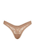 Трусики Стрінги Мереживні Victoria's Secret The Lacie Lace Ultra-Mini Scoop Thong Panty_3