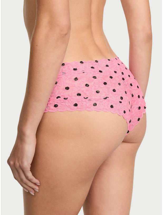 Трусики Чікі Мереживні Victoria's Secret The Lacie Little Lace Cheeky Panty_3