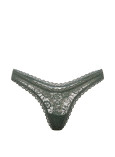 Трусики Стринги Кружевные Victoria's Secret The Lacie Lace Ultra-Mini Scoop Thong Panty_3
