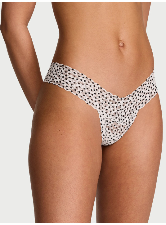 Трусики Стринги Кружевные Victoria's Secret The Lacie Lace Thong Panty
