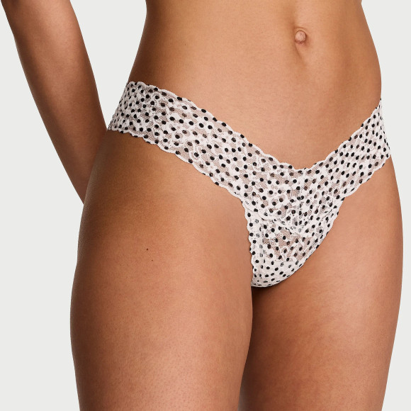 Трусики Стрінги Мереживні Victoria's Secret The Lacie Lace Thong Panty