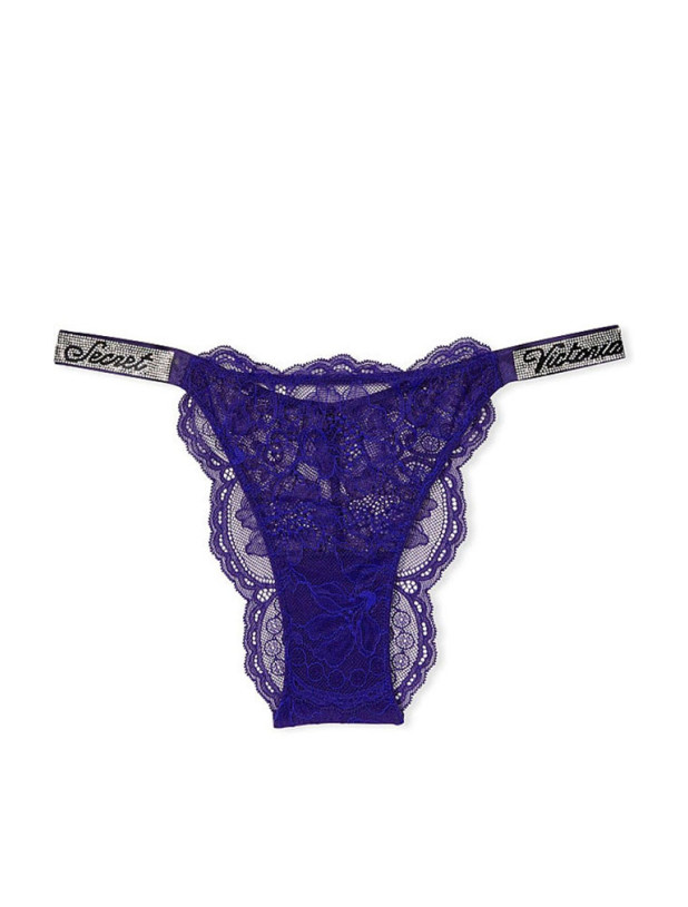 Комплект Білизни зі Стразами Victoria's Secret Very Sexy Shine Strap Push-Up Bra & Brazilian Panty_3
