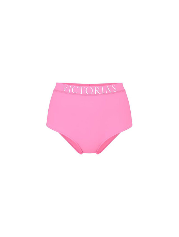 Хлопковые Трусики Брифы Victoria's Secret Logo Cotton Brief Panty_3